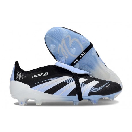 adidas Predator Elite Fold-over Tongue FG Nero Bianco Blu