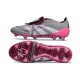 adidas Predator Elite Fold-over Tongue FG Grigio Rosa Bianco