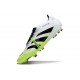 adidas Predator Elite Fold-over Tongue FG Ftwr Bianco Nero Core Limone Lucido