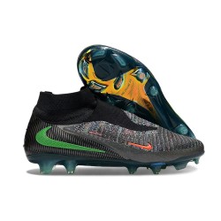 Scarpa da Calcio Nike Phantom 6 Elite DF FG Nero Verde