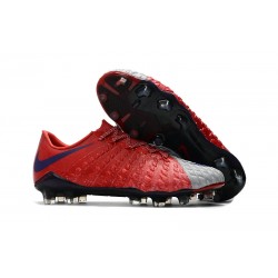 Scarpa da Calcio Nike Hypervenom Phantom III FG ACC - Rosso Grigio