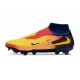 Scarpa da Calcio Nike Phantom 6 Elite DF FG X Haaland Arancione Laser Lemon Venom Blu Void