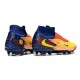 Scarpa da Calcio Nike Phantom 6 Elite DF FG X Haaland Arancione Laser Lemon Venom Blu Void