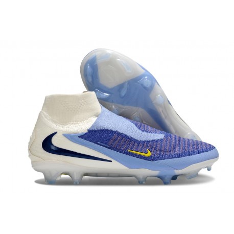 Scarpa da Calcio Nike Phantom 6 Elite DF FG Blu Racer Bianco Ossidiana Scuro