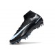 Nike Zoom Mercurial Superfly 10 Elite SG Nero Blu Ghiaccio