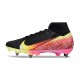Nike Zoom Mercurial Superfly 10 Elite SG Nero Giallo Rosso Verde