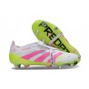 Scarpa da Clacio Adidas Predator Elite Tongue SG Bianco Rosa Giallo