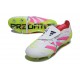 Scarpa da Clacio Adidas Predator Elite Tongue SG Bianco Rosa Giallo