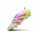 Scarpa da Clacio Adidas Predator Elite Tongue SG Bianco Rosa Giallo