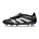 Scarpa da Clacio Adidas Predator Elite Tongue SG Nero Bianco Giallo