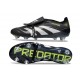 Scarpa da Clacio Adidas Predator Elite Tongue SG Nero Bianco Giallo