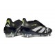 Scarpa da Clacio Adidas Predator Elite Tongue SG Nero Bianco Giallo