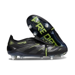 Scarpa da Clacio Adidas Predator Elite Tongue SG Nero Giallo