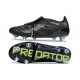 Scarpa da Clacio Adidas Predator Elite Tongue SG Nero Giallo