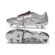 Scarpa da Clacio Adidas Predator Elite Tongue SG Argento Rosso