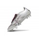 Scarpa da Clacio Adidas Predator Elite Tongue SG Argento Rosso