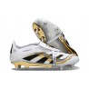 Scarpa da Clacio Adidas Predator Elite Tongue SG Ftwr Bianco Nero Oro Met