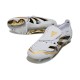 Scarpa da Clacio Adidas Predator Elite Tongue SG Bianco Nero Oro Met