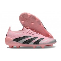 adidas Predator 24 Elite FG Rosa Bianco Nero