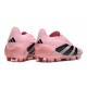 adidas Predator 24 Elite FG Rosa Bianco Nero