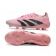 adidas Predator 24 Elite FG Rosa Bianco Nero