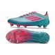 Scarpe adidas F50 Elite SG X Messi Flash Acqua Rosa Lucido Ciano Lucido