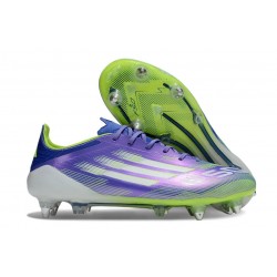 Scarpe Nuovo adidas F50 Elite SG Viola Tone Limone Lucido Viola Rush