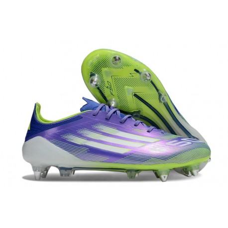 Scarpe Nuovo adidas F50 Elite SG Viola Tone Limone Lucido Viola Rush