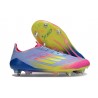 Scarpe Nuovo adidas F50 Elite SG Blu Fusion Limone Lucido Rosa Lucido