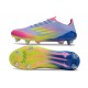Scarpe Nuovo adidas F50 Elite SG Blu Fusion Limone Lucido Rosa Lucido