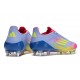 Scarpe Nuovo adidas F50 Elite SG Blu Fusion Limone Lucido Rosa Lucido