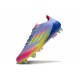 Scarpe Nuovo adidas F50 Elite SG Blu Fusion Limone Lucido Rosa Lucido
