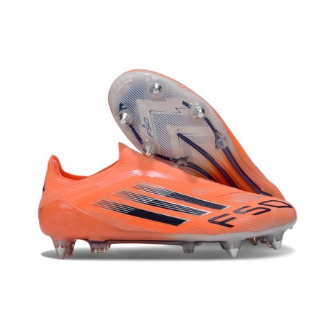 adidas F50 Elite Laceless SG Arancione Nero