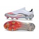 adidas F50 Elite Laceless SG MESSI Ftwr Bianco Rosso Lucido Argento Metallico