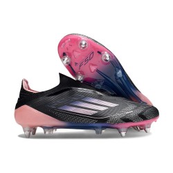 adidas F50 Elite Laceless SG Nero Rosa