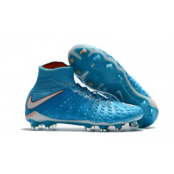 Scarpe Nike Hypervenom Phantom 3 Dynamic Fit FG - Blu Bianco