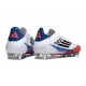 adidas F50 Elite Laceless SG Blanco Negro Rojo Azul