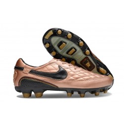 Scarpa Nike Tiempo Legend 10 Elite FG Ronaldo Oro Negro