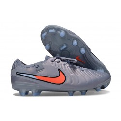 Scarpa Nike Tiempo Legend 10 Elite FG Ronaldo Blu Eclissi Nero