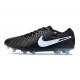 Scarpa Nike Tiempo Legend 10 Elite FG Ronaldo Nero Blu Ghiaccio