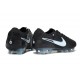 Scarpa Nike Tiempo Legend 10 Elite FG Ronaldo Nero Blu Ghiaccio