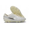 Scarpa Nike Tiempo Legend 10 Elite FG Bianco Argento