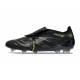 adidas Predator Elite Fold-over Tongue FG Nero Core Carbon Limone Lucido