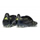 adidas Predator Elite Fold-over Tongue FG Nero Core Carbon Limone Lucido