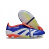 adidas Predator Elite Fold-over Tongue FG Blu Lucido Ftwr Bianco Rosso Solare