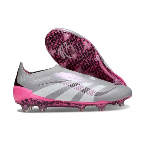 adidas Predator Elite 25 LL FG Grigio Bianco Rosa