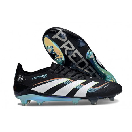 Scarpe da Calcio adidas Predator Elite FG Nero Bianco Blu