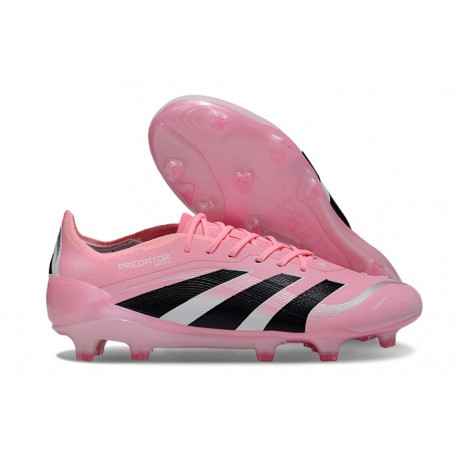 Scarpe da Calcio adidas Predator Elite FG Rosa Nero