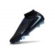 Scarpa da Calcio Nike Phantom 6 Elite DF FG Nero Blu
