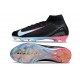Scarpe Nike Zoom Mercurial Superfly X Elite FG Nero Blu Rosa